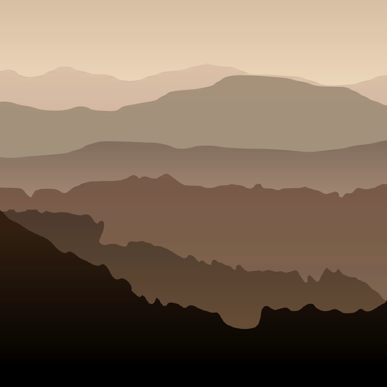Mountains world artwork