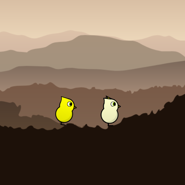 Yellow Spiky Duck’s Race artwork